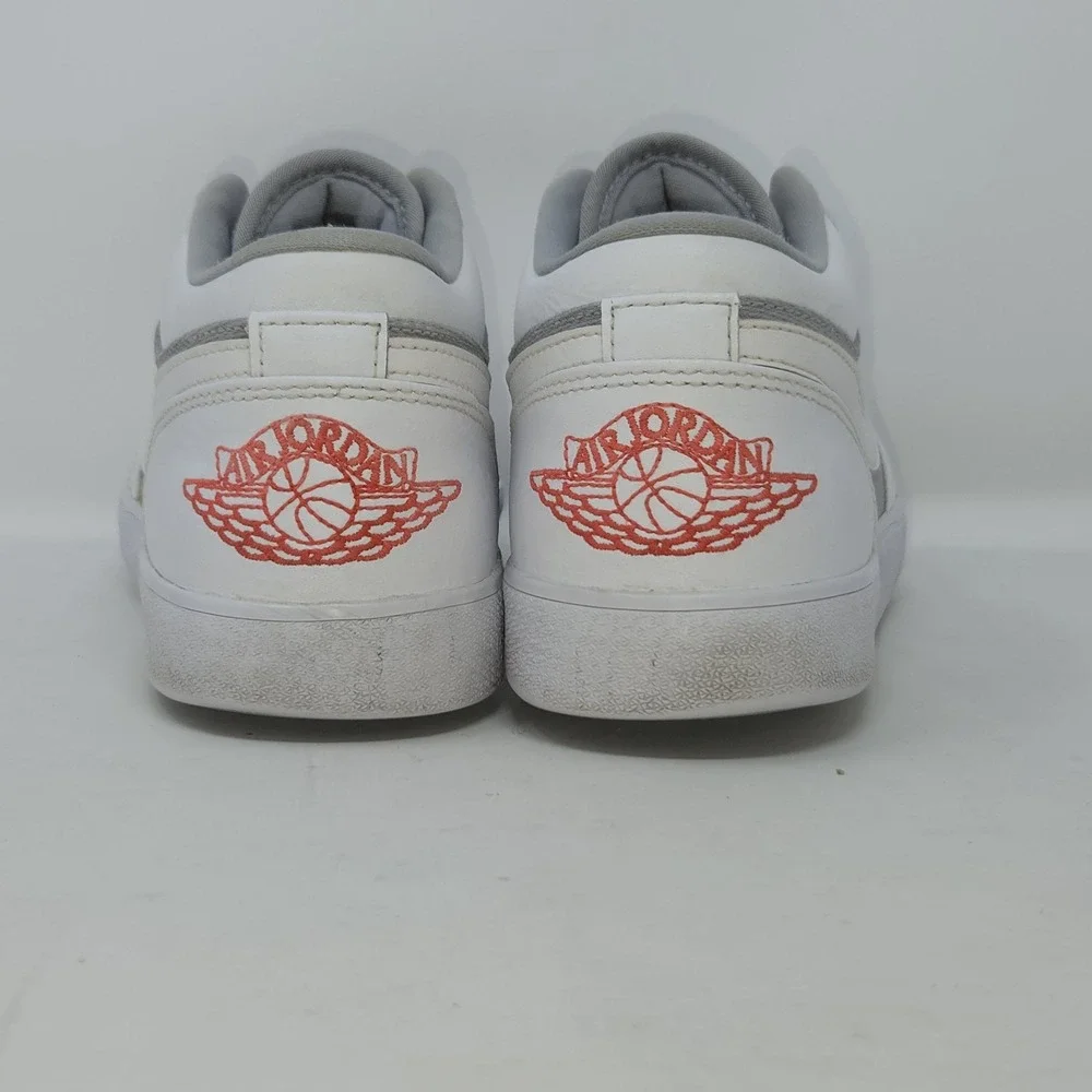 Nike Air Jordan 1 Low Top V2 Wolf Grey White 552312-023 Size‎ 8 RETRO